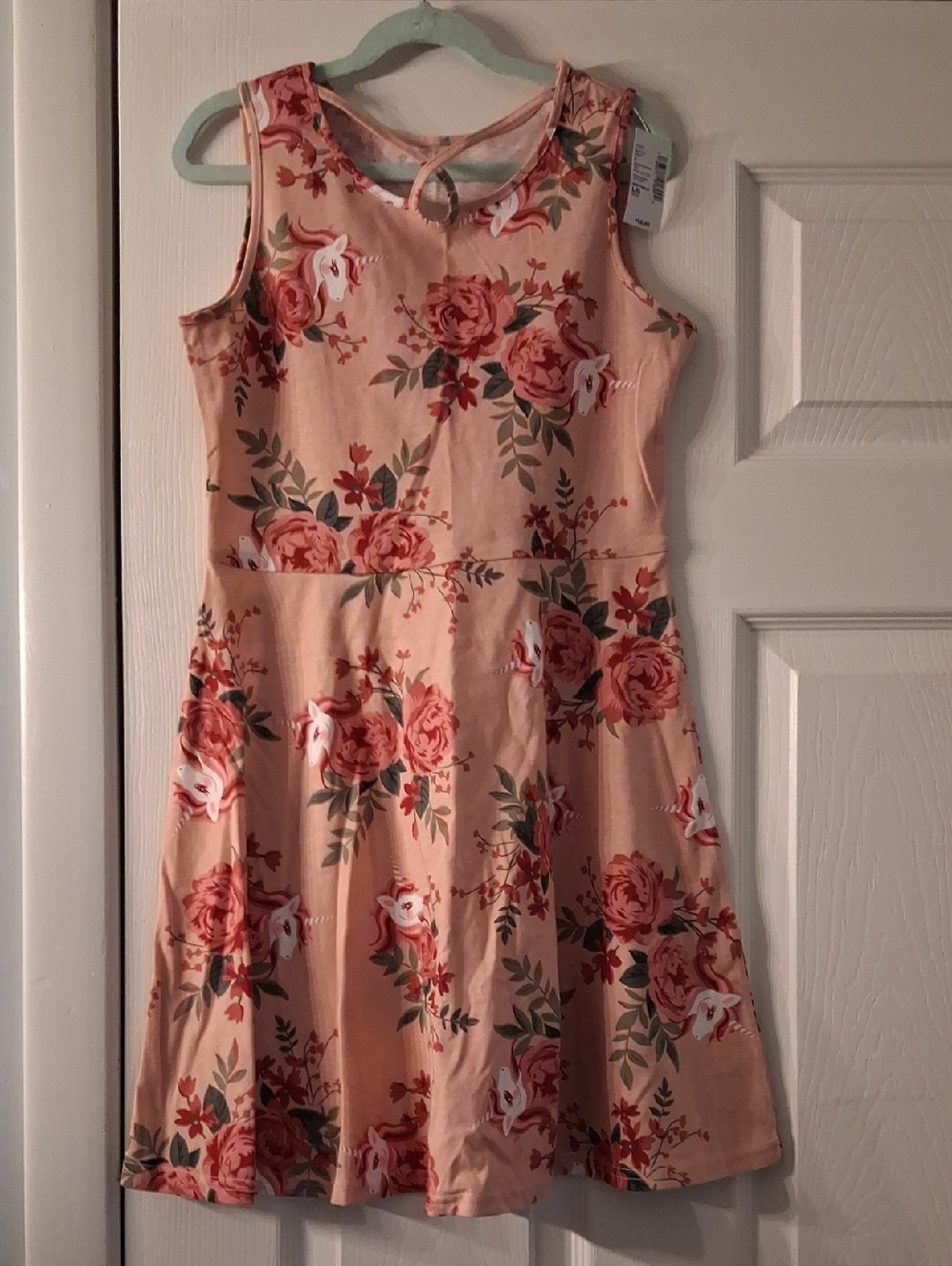 Girls The Children's Place Unicorn Floral Dress NWT